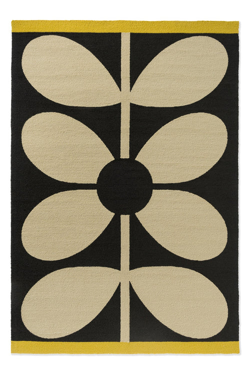 Vloerkleed Orla Kiely Giant Sixties Stem Noir Outdoor 200x280 cm - vtwonen shop