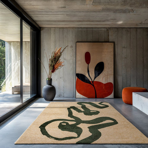 Louis De Poortere vloerkleed Garden Spirit - groen - 280x390cm - vtwonen shop