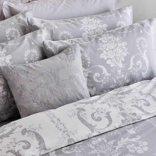 Laura Ashley Josette Dekbedovertrek - Bloemen - Tweepersoons 200x200 - Grijs