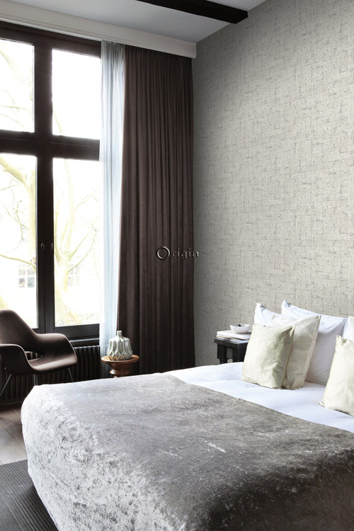 Origin Wallcoverings behang bakstenen donker beige - 53 cm x 10,05 m - 347569 - vtwonen shop