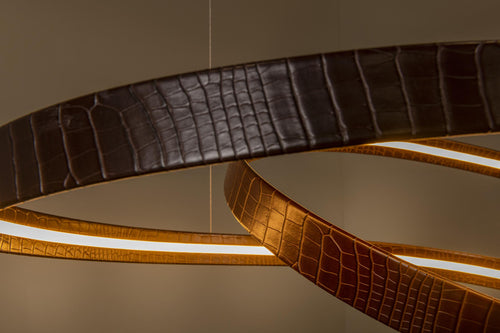 Lucide hanglamp SLALOM - Geïntegreerde LED - Koffie - vtwonen shop