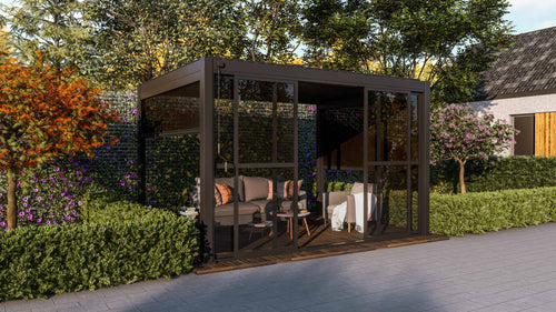 MIRADOR 111 Schuifdeuren 3m voor Deluxe Pergola's - Antraciet - vtwonen shop