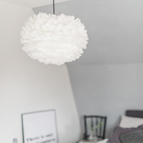 Umage Eos X-large hanglamp white - met koordset zwart - Ø 75 cm - vtwonen shop