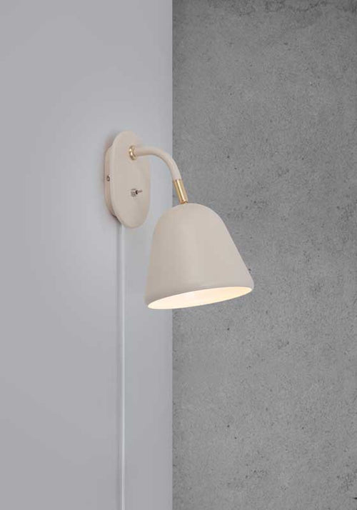 Nordlux Fleur Wandlamp - E14 - Beige - vtwonen shop