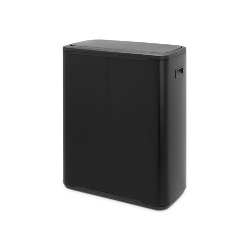 Brabantia Bo Touch Bin, met 1 binnenemmer, 60 liter - Matt Black