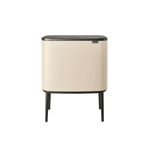 Brabantia Bo Touch Bin, met 2 binnenemmers, 11 + 23 liter - Soft Beige