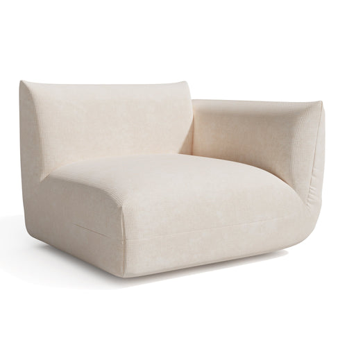 Sia Home -  NOOMA - Chenille fluweel - Crème - 108cm - vtwonen shop