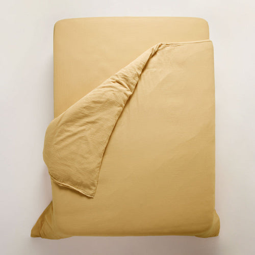 Madura Dekbedovertrek Lou strogeel 140x200 cm