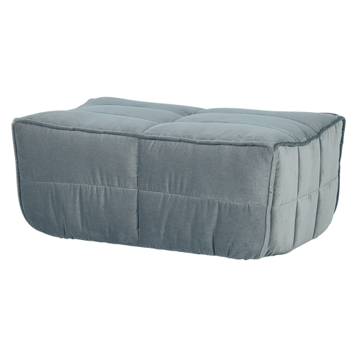 vtwonen hocker Cluster - Velvet - Turquoise Blauw - 45x104x60