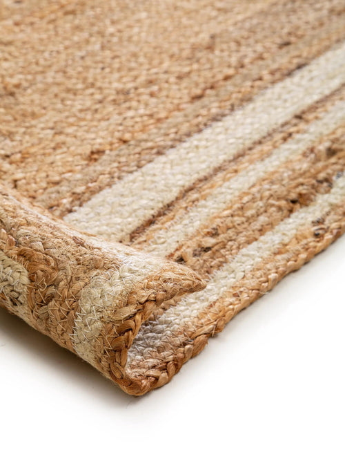 benuta jute loper Jutta - wit - 80x250 cm