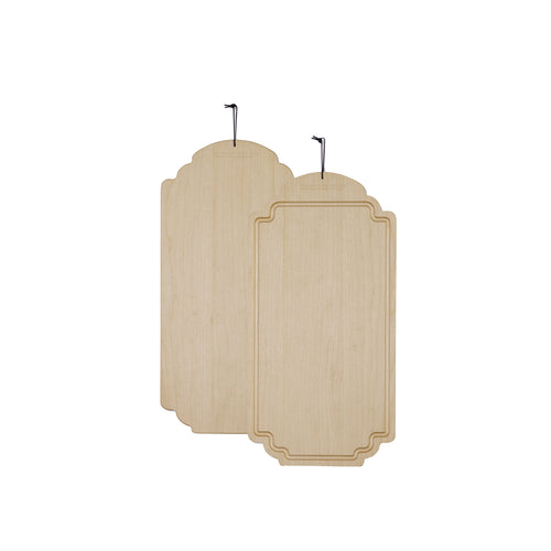 Dutchdeluxes Luxe serveer - en snijplank of ontbijtbord in Maple Esdoorn