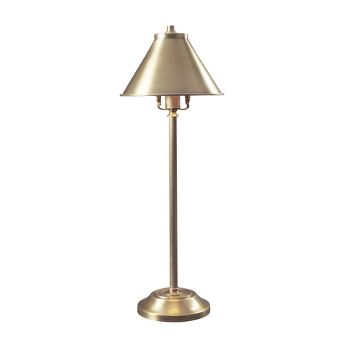 Elstead Provence - 1 lichte tafellamp antiek messing, E14
