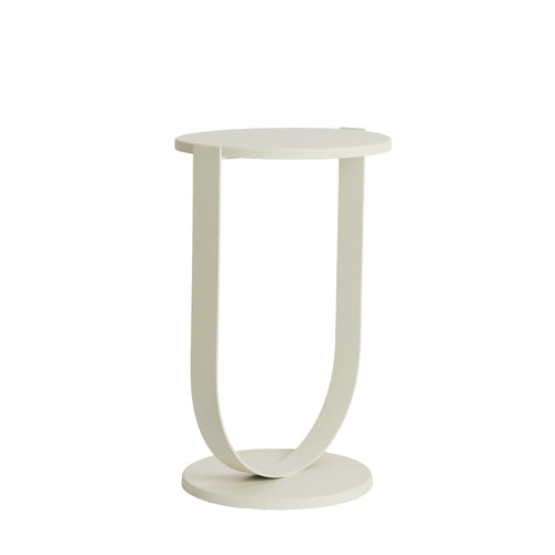 Light & Living bijzettafel Triana - wit - Ø45cm - vtwonen shop