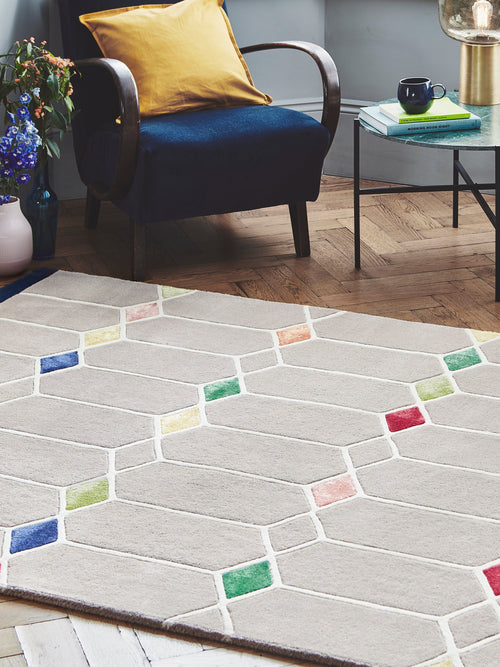 Vloerkleed MOMO Rugs Matrix MAX60 Jewel Grey 120x170 cm