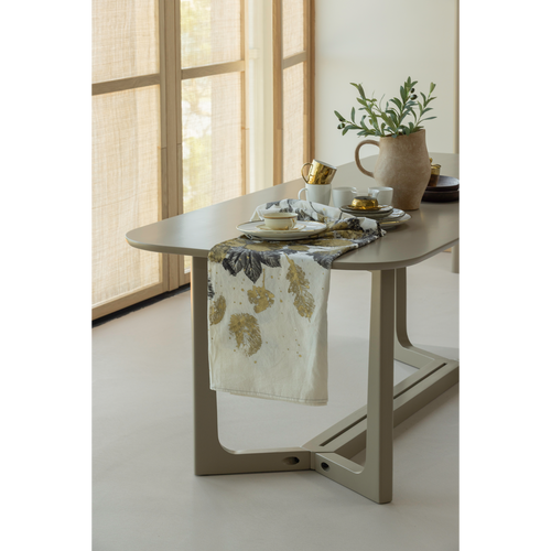WOOOD eettafel Ferion - Mango Hout - Mud - 76x240x90