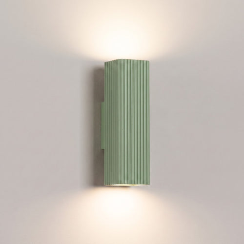 Sollux Lighting Wandlamp RAYO 20 saliegroen - 6x8x20cm
