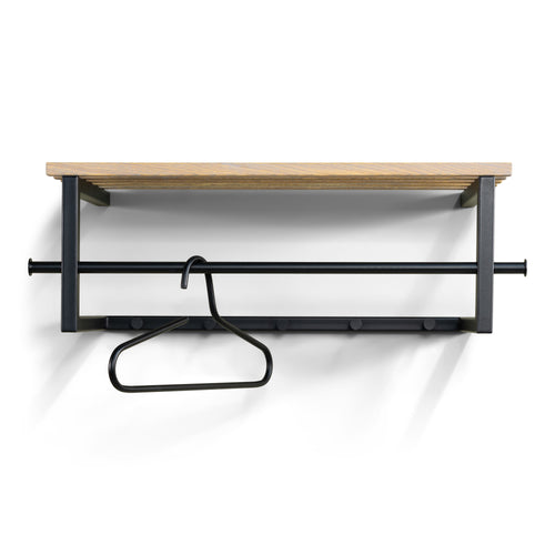 Spinder Design kapstok Marco - Zwart / Eiken - 5 haken - vtwonen shop