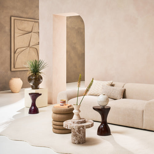 Urban Nature Culture modulaire bank seater Tao hoek links, taupe - 120 * 100 * 74 CM