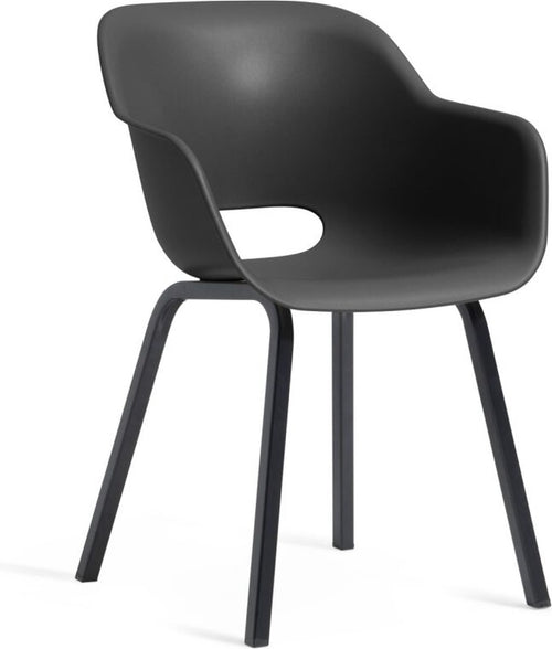 Keter Noa Tuinstoel - 2 stuks - 55x56,5x80cm - metalen frame - Zwart