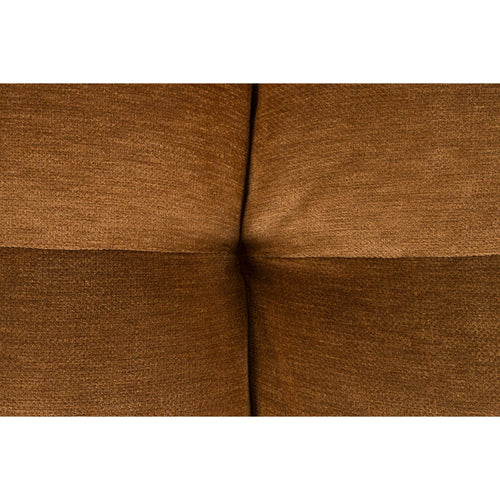 Dutchbone Hackman 4,5-zitsbank Velours Cognac Bruin - vtwonen shop
