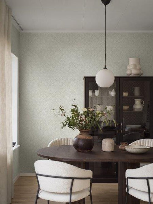 Borastapeter behang barokprint groen - 53 cm x 11.2 m - 660141 - vtwonen shop