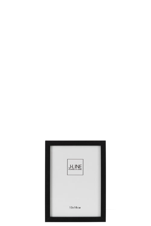 J-Line fotolijst Basic - hout - zwart - small - 2 stuks - vtwonen shop