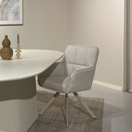 Livingfurn eetkamerstoel Tori Sand - naturel - set van 2 - vtwonen shop