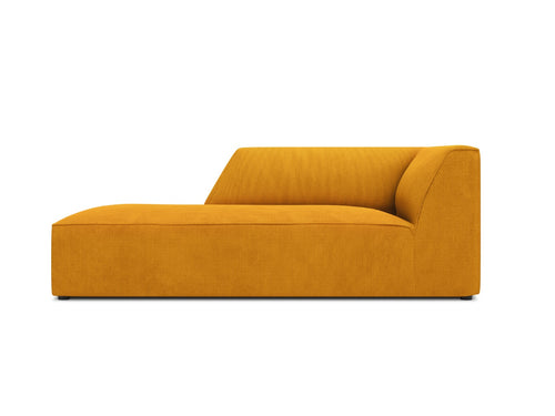 Micadoni linker meridiaan Ruby ribfluwelen, geel - 180x93x69cm