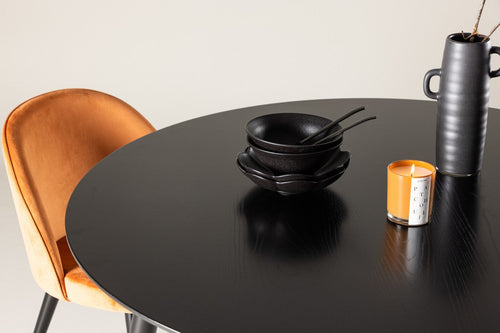Rebellenclub  eetkamertafel Eos - zwart