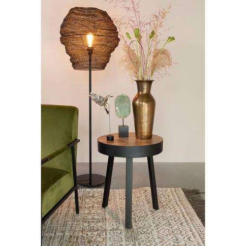 Housecraft Living Lena Vloerlamp/ Staande lamp  Zwart