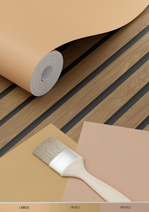 ESTAhome behang houten wandpanelen 3d bruin - 53 cm x 10.05 m - 139609 - vtwonen shop