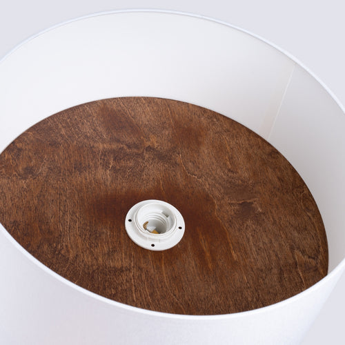 Sollux Lighting Plafondlamp TELESTO wit/donkerbruin - 35x35x20cm