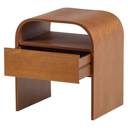 WOOOD nachtkastje Momo - Hout - Bruin - 45x40x34