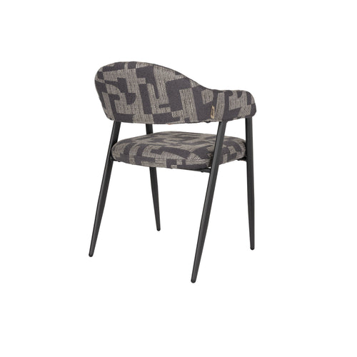 Dutchbone Miyo Eetkamerstoelen Donkerbruin - Set van 1
