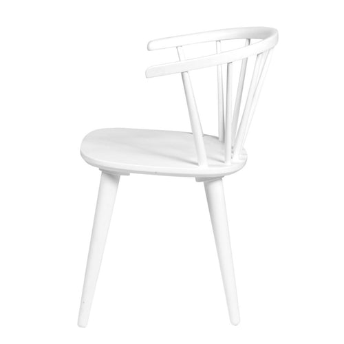 Rowico Home Carmen Houten Spijlenstoel Wit