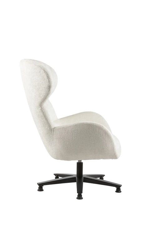 FurniLux Fauteuil Dorien Wit van de collectie bij – Luxe Comfort en Elegantie in Eén - 54 x 84.5 x 104.5cm - vtwonen shop