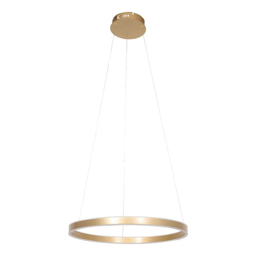 Steinhauer hanglamp Ringlux - 1 lichts - 60x 170 cm - mat goud - vtwonen shop