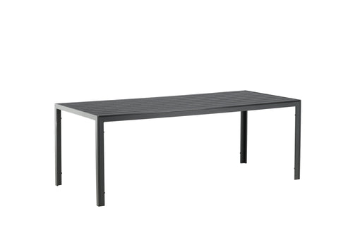 Rebellenclub Rechthoekige Tuintafel Solis - 205 x 90cm - Zwart - vtwonen shop