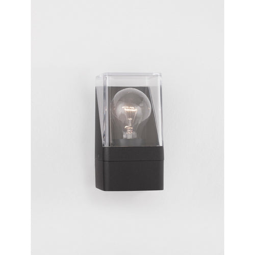Merano Aurora 16cm Outdoor Moderne Wandlamp Antraciet Aluminium, LED E27 IP65