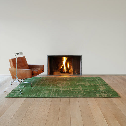 Louis De Poortere vloerkleed Perrier's Green - groen - 140x200cm - vtwonen shop