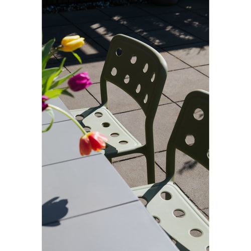 Housecraft Living Serra Tuinstoel/ Eetkamerstoelen Kunststof Groen - Set van 4 - vtwonen shop