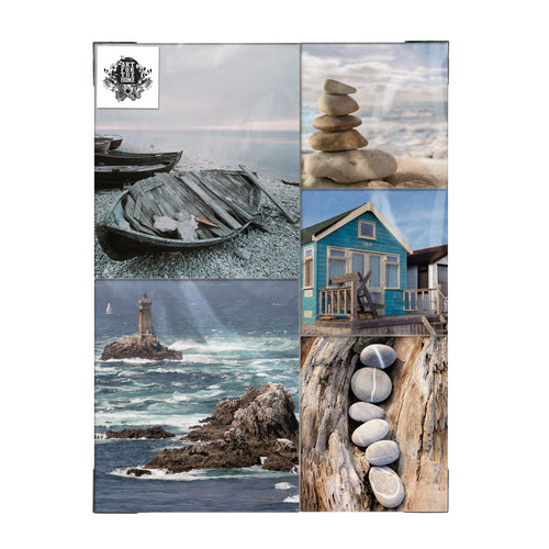 Art for the Home Canvas Set van 5 - Strand - 80x60cm