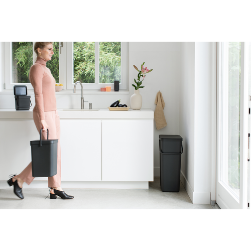 Brabantia Sort & Go afvalemmer, 40L - Grey