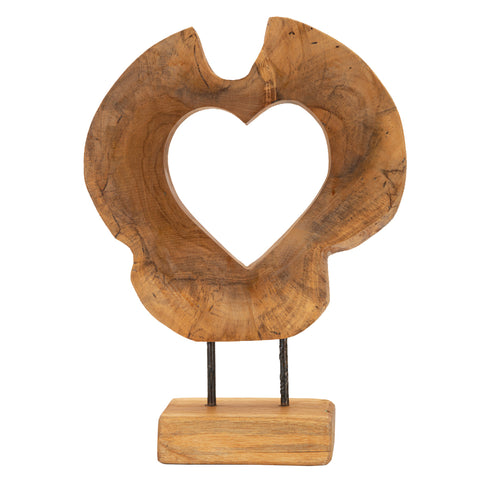 Mauro Ferretti sculptuur - 28x10x38 cm - bruin