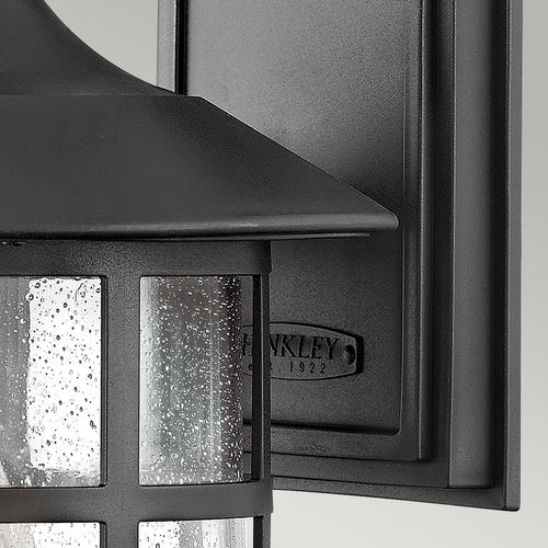 Elstead Hinkley Freeport Outdoor Wandlantaarn Getextureerd Zwart, IP44