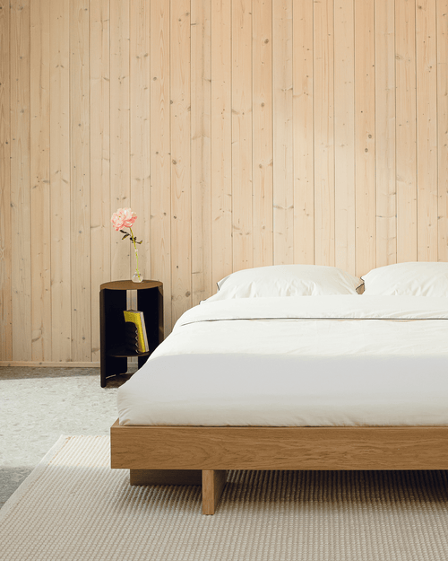 noo.ma Wa Side Table - gepoedercoat stalen bijzettafel, Cocoa Brown