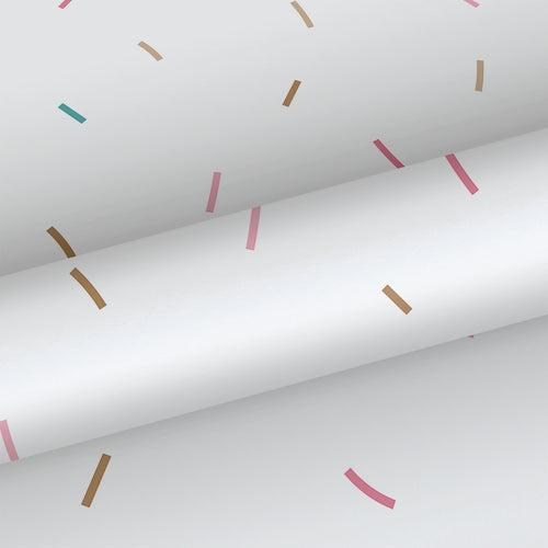 Sanders & Sanders behang confetti roze, blauw en wit - 53 cm x 10 m - 640448 - vtwonen shop