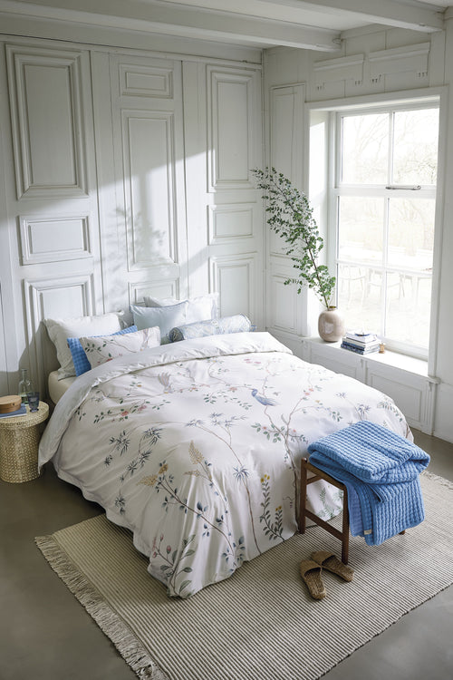 Pip Studio  Bamboo Blossom - 200 x 200/220 cm - Wit - vtwonen shop