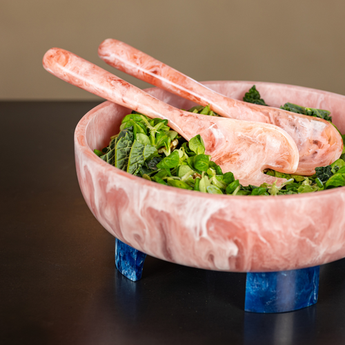 Brût Homeware | Salade bestek | Sla couvert | Pavone | Zalm