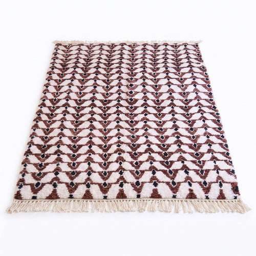 AFK Living vloerkleed Berber - handgemaakt - Wol - 80 x 240 cm